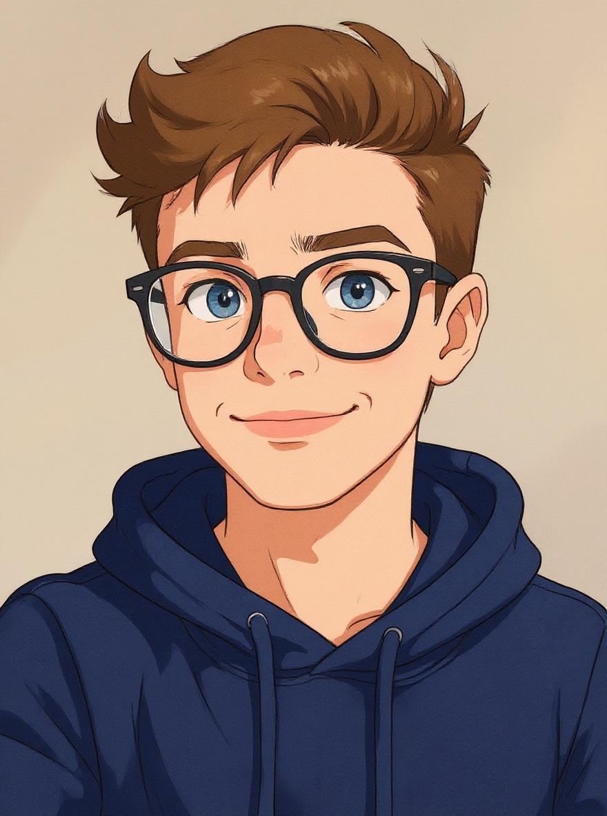 Generic Ghibli-style AI portrait